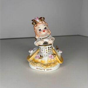 Vintage Mid Century Norcrest Friday's Angel Figurine